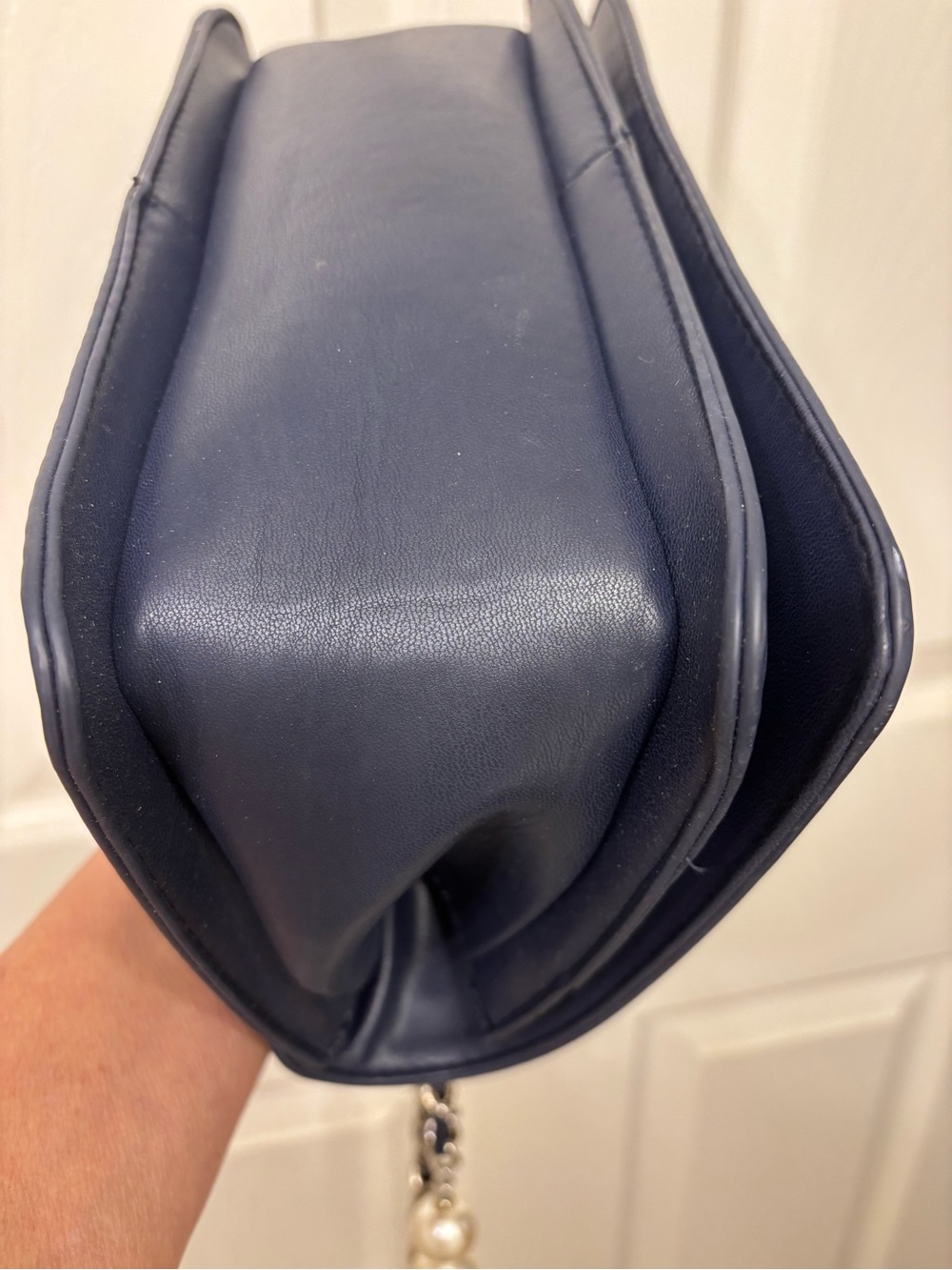 Badgley Mischka dark denim studded crossbody - Picture 4 of 9